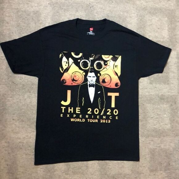 Justin Timberlake Concert T-Shirt | The 20/20 Experience World Tour 2013 - Picture 1 of 8